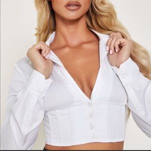 White Adeline Top